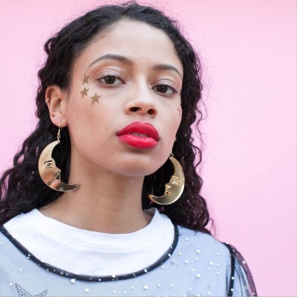 Whimsical Moon Unicorn Sparkle Earrings! 2 Pairs - Picture 5 of 5